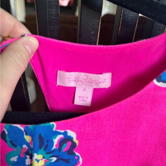 Lilly Pulitzer Pink and Blue Floral Dress - Picture 3 of 3